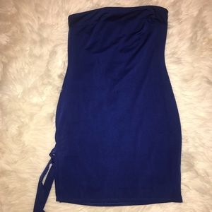 Royal blue fashion nova dress